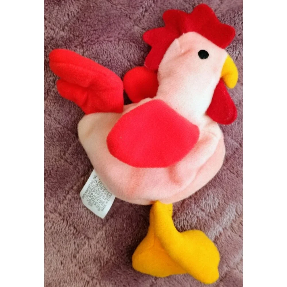 Ty McDonald's Teenie Beanie Baby Doodle Rooster Mini 4